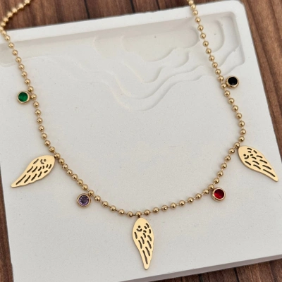 Zarif Charmlı Kolye