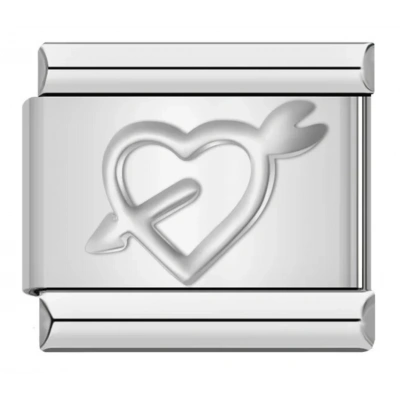 Oklu Kalp - İtalyan Charm