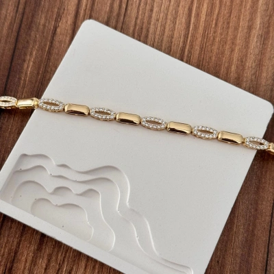 İnce Sıralı Taşlı Bileklik