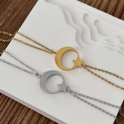 Türk Bayrağı Bileklik