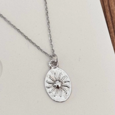 Minimal Tarot Güneş Kolye