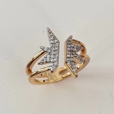 Yıldızlı Taşlı Yüzük - Ayarlanabilir