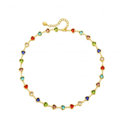 Renkli Kalpli Kolye - Özel Seri