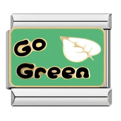 Go Green - 187 - İtalyan Bileklik Charmı