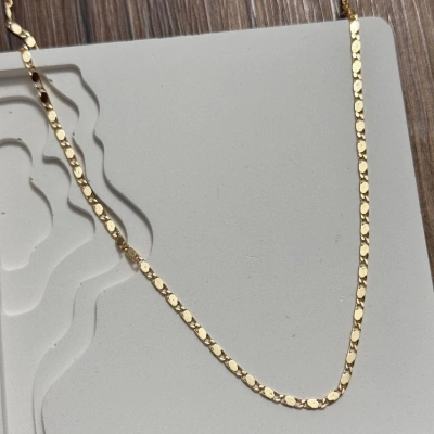 İnce Zincir Kolye Basic Gold