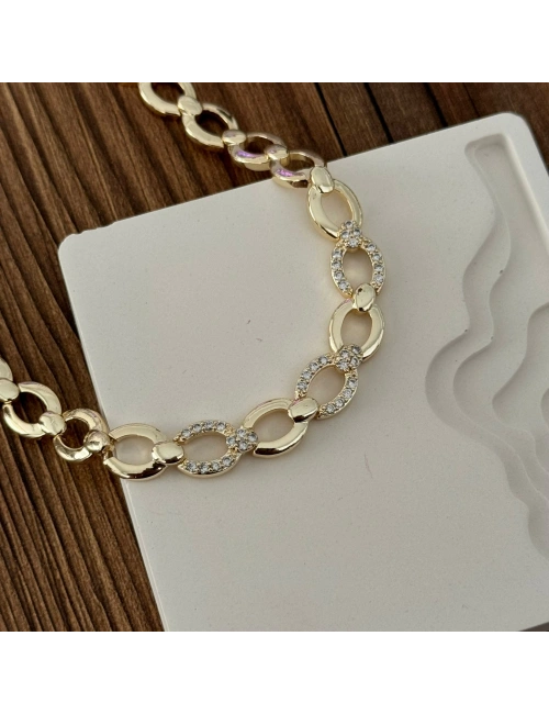 Gold Taşlı Bileklik
