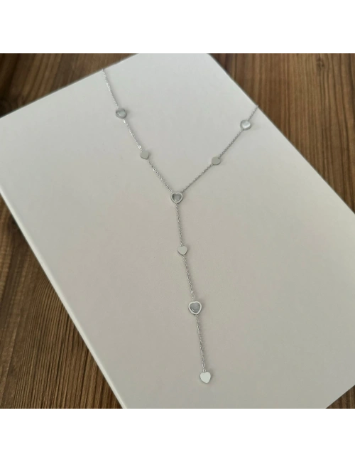 Kalp Y Silver Kolye - e