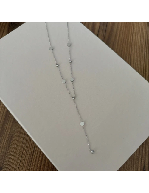 Kalpli Y Silver Kolye - a