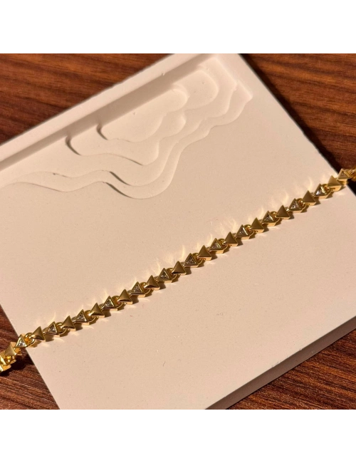 Üçgen Gold Bileklik