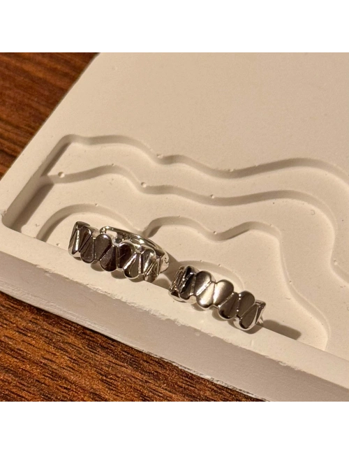 Silver Mini Halka Küpe