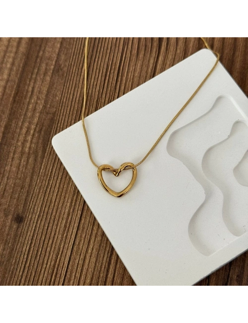 Kalp Gold Minimal Kolye