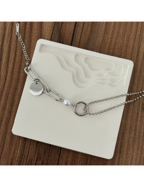Charmlı Model Silver Bileklik