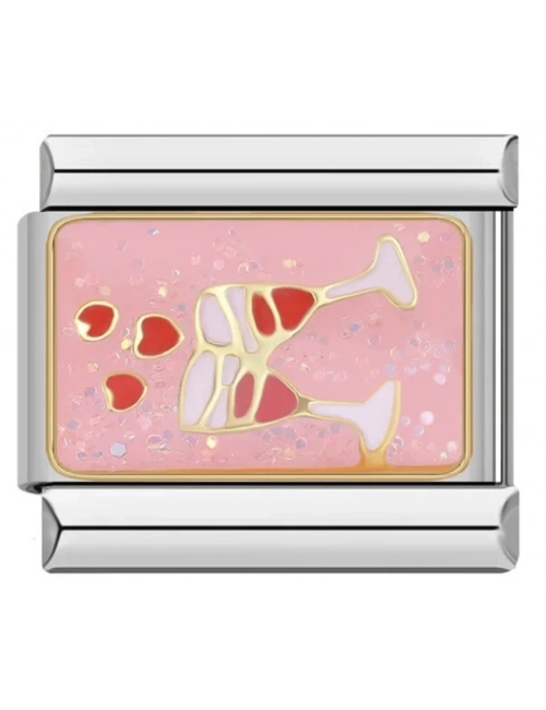 Pembe Kadehler - 1 - İtalyan Charm