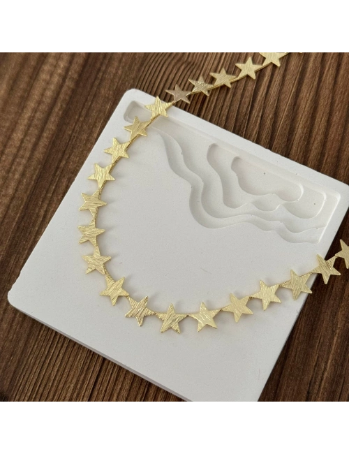 Yıldızlı Gold Kolye