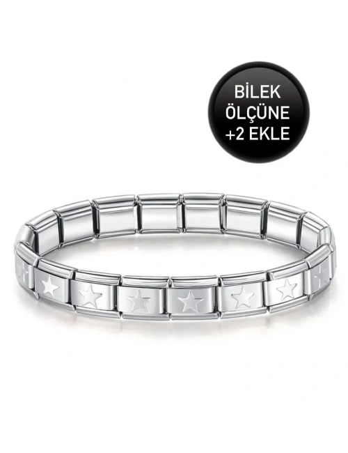 Yıldızlı İtalyan Charm Bileklik