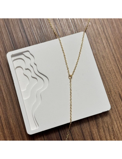 Zincir Basic Y Kolye Gold