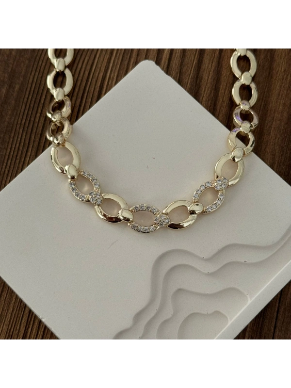 Gold Taşlı Bileklik