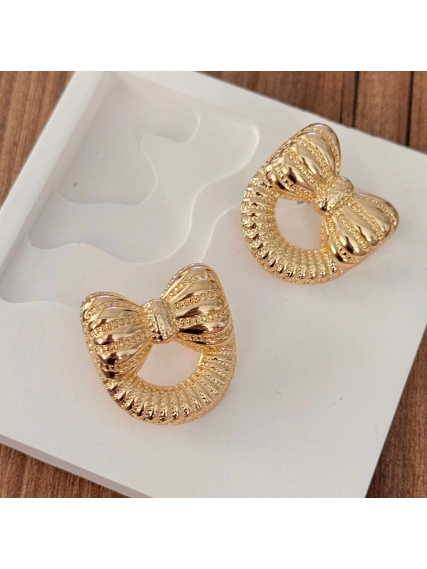 Kurdele Küpe Gold