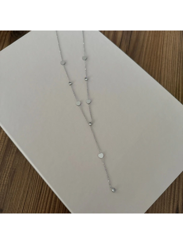 Kalpli Y Silver Kolye - a