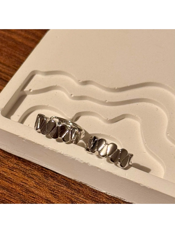 Silver Mini Halka Küpe