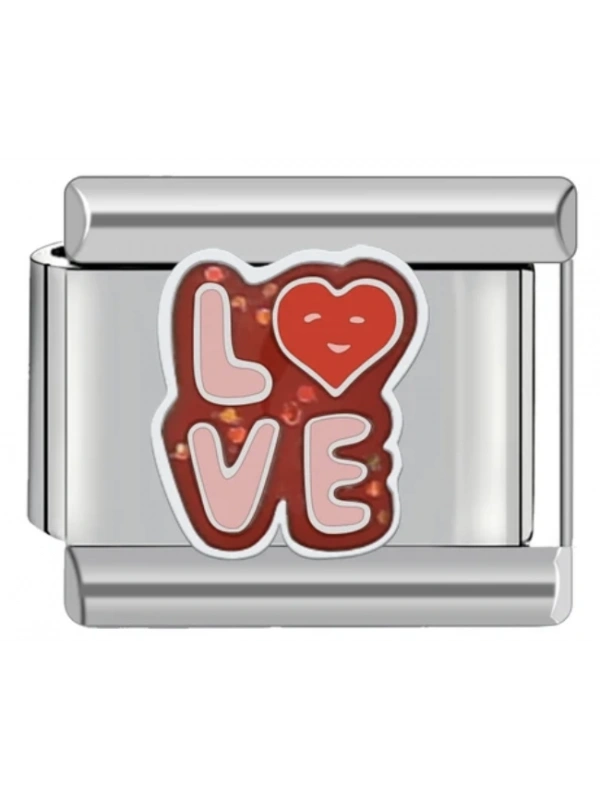 Love Kalp Yazı - 292 - İtalyan Bileklik Charmı