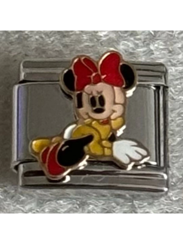 Minnie Mouse 3 - İtalyan Bileklik Charmı