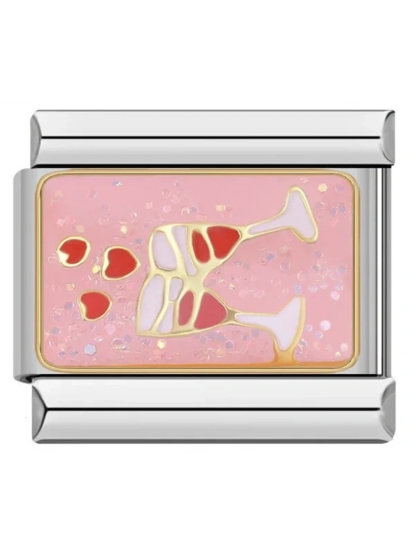 Pembe Kadehler - 1 - İtalyan Charm