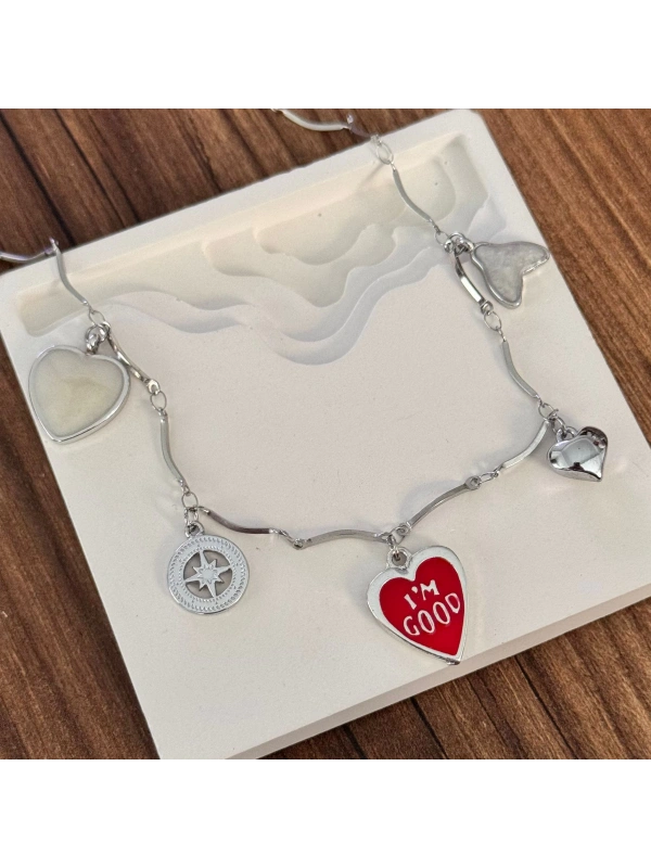 Charmlı Kolye Silver
