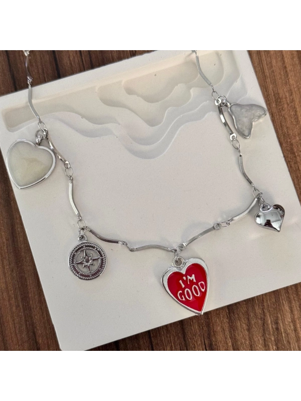 Charmlı Kolye Silver