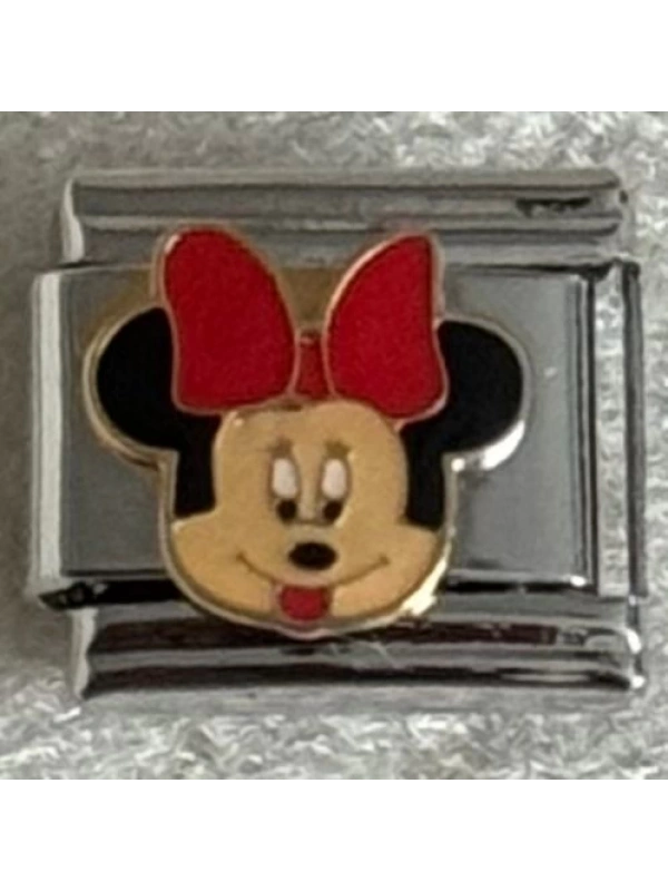 Minnie Mouse 4 - İtalyan Bileklik Charmı