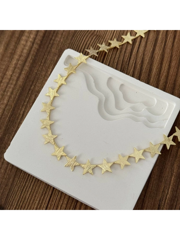 Yıldızlı Gold Kolye