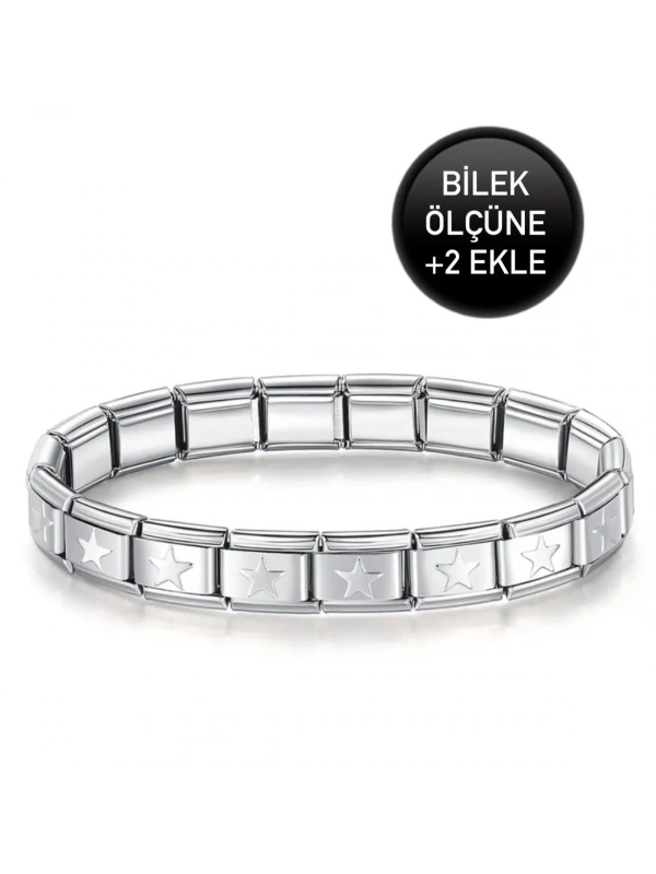 Yıldızlı İtalyan Charm Bileklik