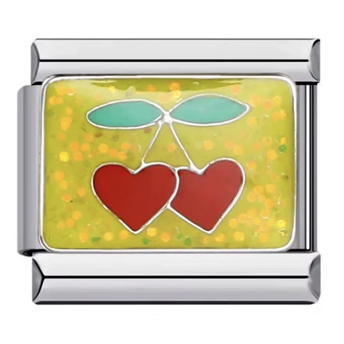 Sarı Kiraz - 437 - İtalyan Bileklik Charmı