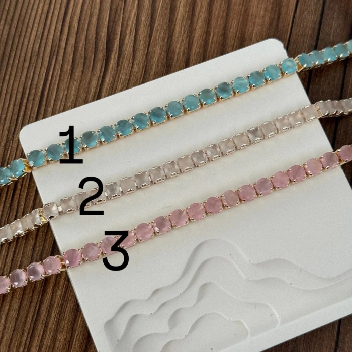 Bileklik Seti - Adet - Fotoğraftan Varyant Seçiniz - k - gold tabanlı