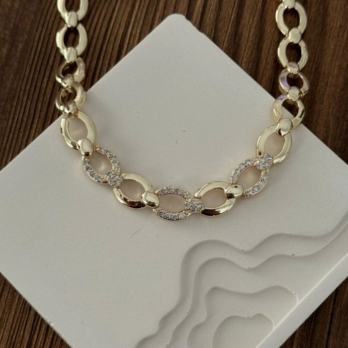 Gold Taşlı Bileklik