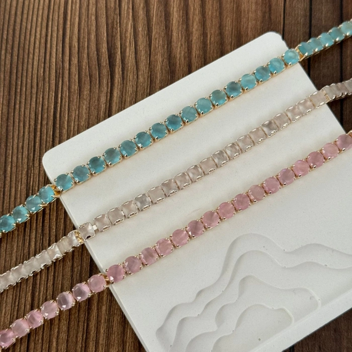 Bileklik Seti - Adet - Fotoğraftan Varyant Seçiniz - k - gold tabanlı