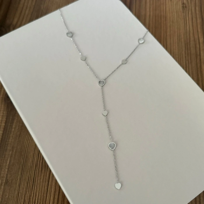 Kalp Y Silver Kolye - e