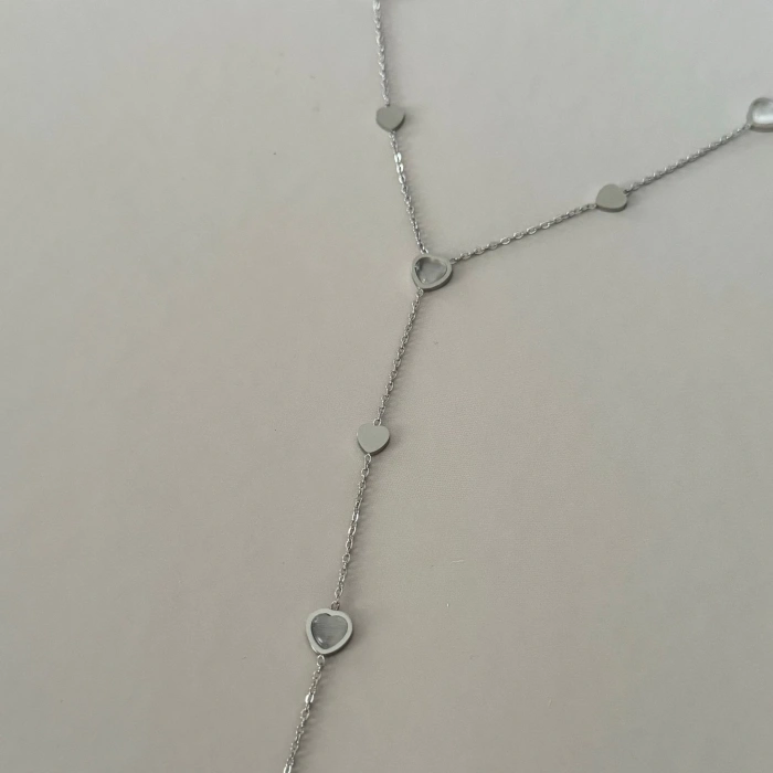 Kalp Y Silver Kolye - e