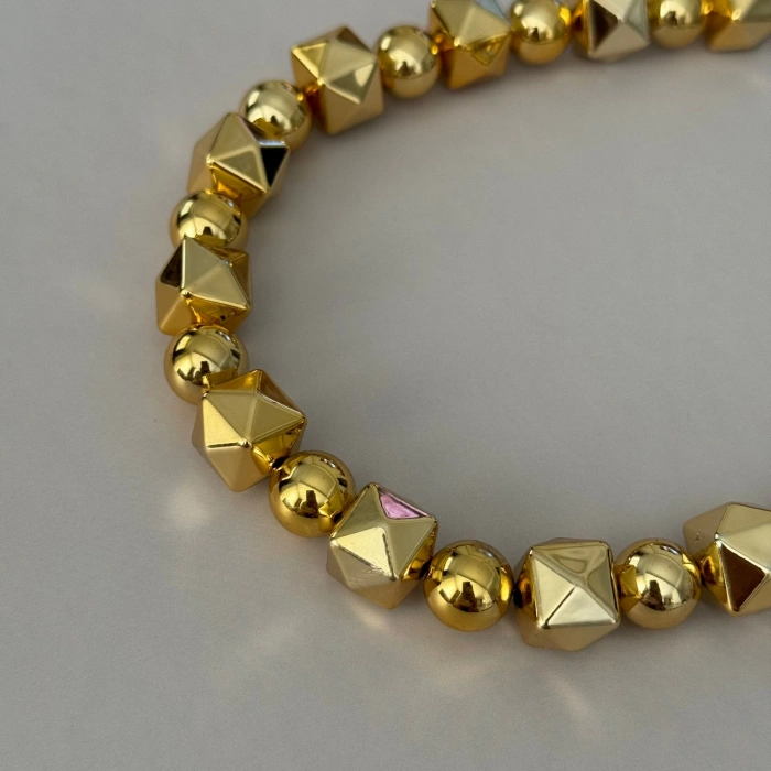 Geometrik Kalın Kolye