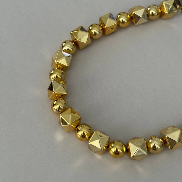 Geometrik Kalın Kolye