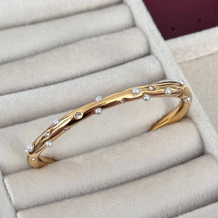 İncili Kelepçe Gold