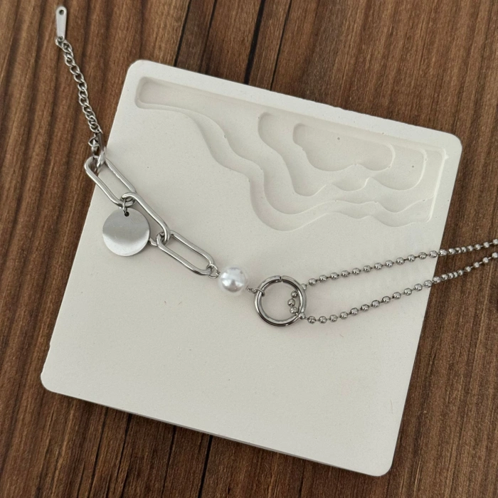 Charmlı Model Silver Bileklik