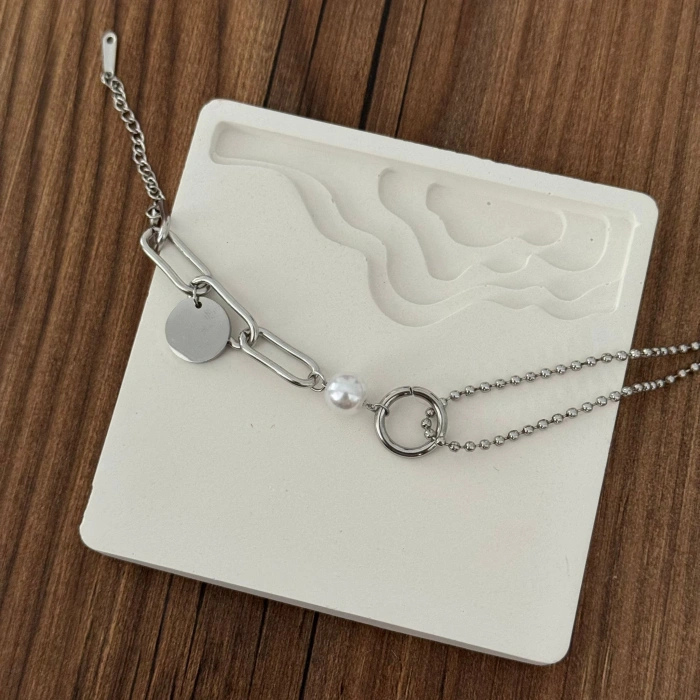 Charmlı Model Silver Bileklik