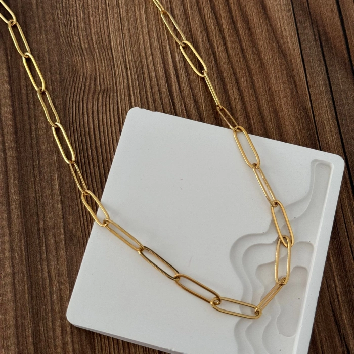 Geniş Ataç Zincir Kolye