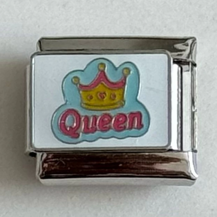 Queen Kraliçe - 444 - İtalyan Bileklik Charmı