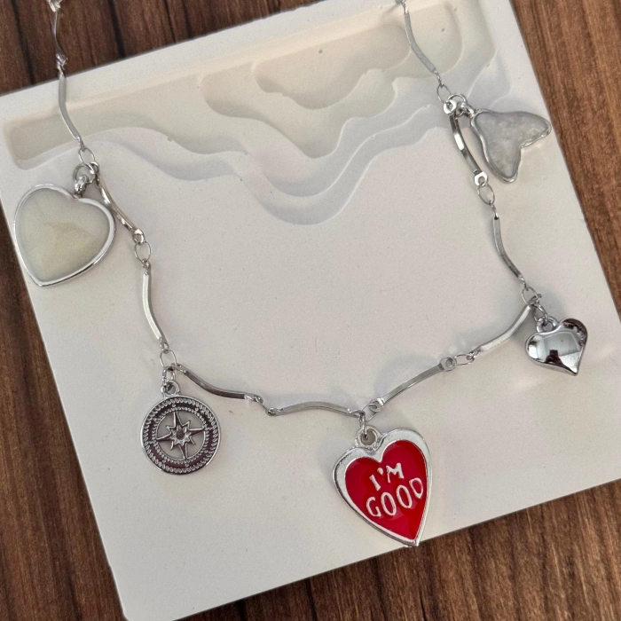 Charmlı Kolye Silver