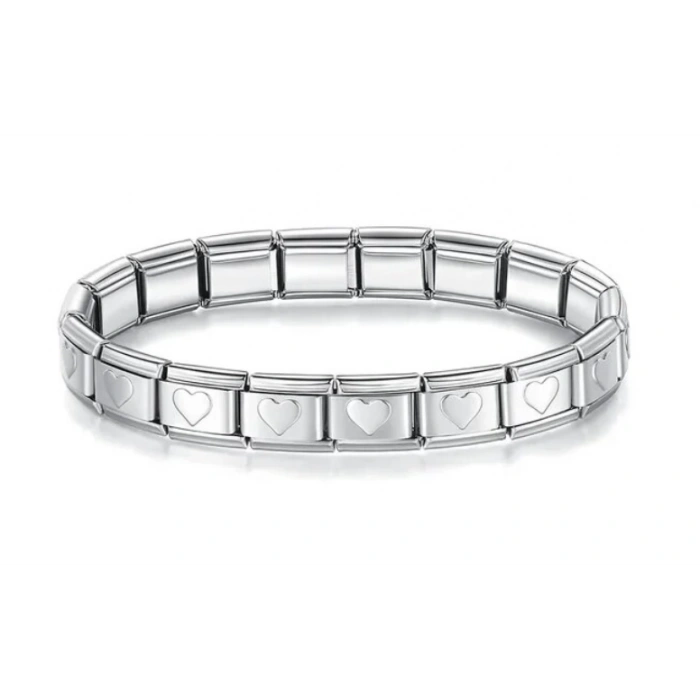 Kalpli İtalyan Charm Bileklik