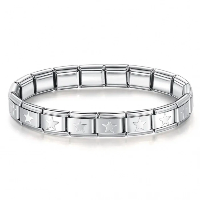 Yıldızlı İtalyan Charm Bileklik