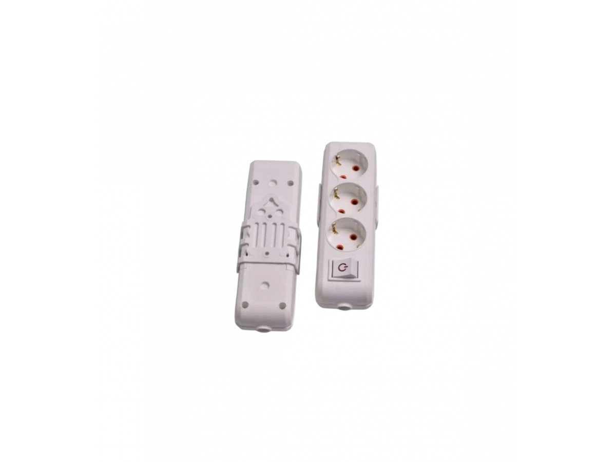 ASEL 3 LÜ ANAHTARLI KLEMENSLİ GRUP PRİZ