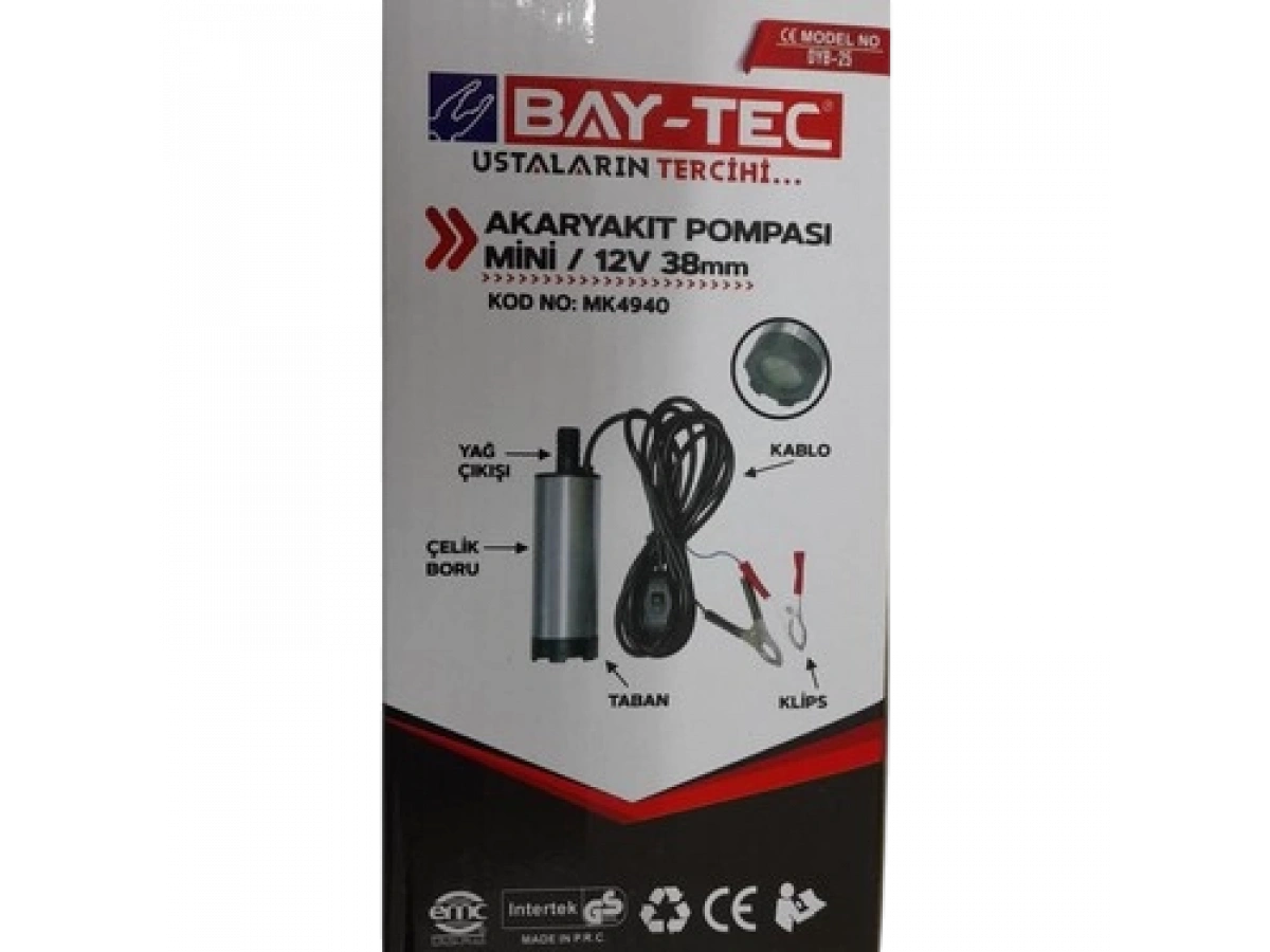BAY TEC AKARYAKIT POMPASI MİNİ 12W